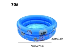 Piscina hinchable infantil SPQMENT (azul oscuro, 70x20cm)