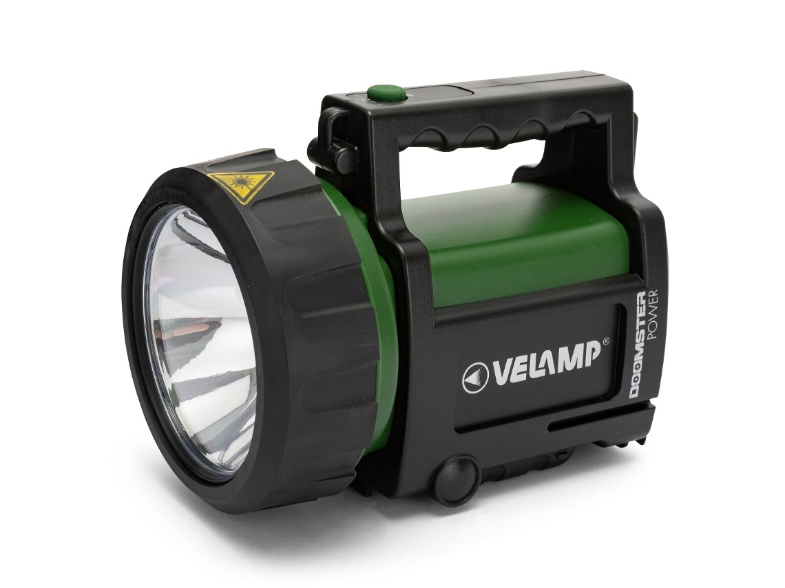 Foco de mano LED recargable Velamp Doomster Power 5 W 350 Lm Negro
