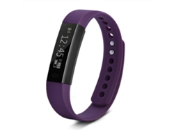 Pulsera Inteligente Bluetooth Impermeable Con Podómetro Y Monitor Para Android Ios Morado
