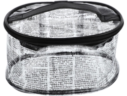 Neceser Portátil Transparente De 3 Piezas Con Diseño De Compartimento Para Cosméticos.