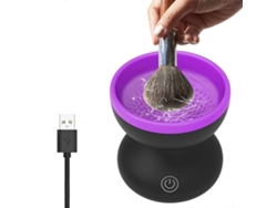 Cepillo de maquillaje eléctrico USB de un solo botón Rosewell, máquina de limpieza profunda