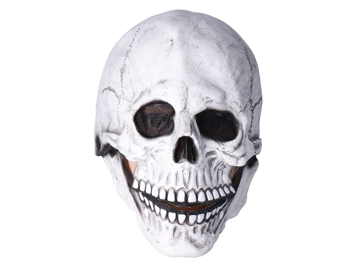 Máscara De Calavera De Látex Con Casco Integral Para Halloween, Cosplay Y Fiestas De Terror.