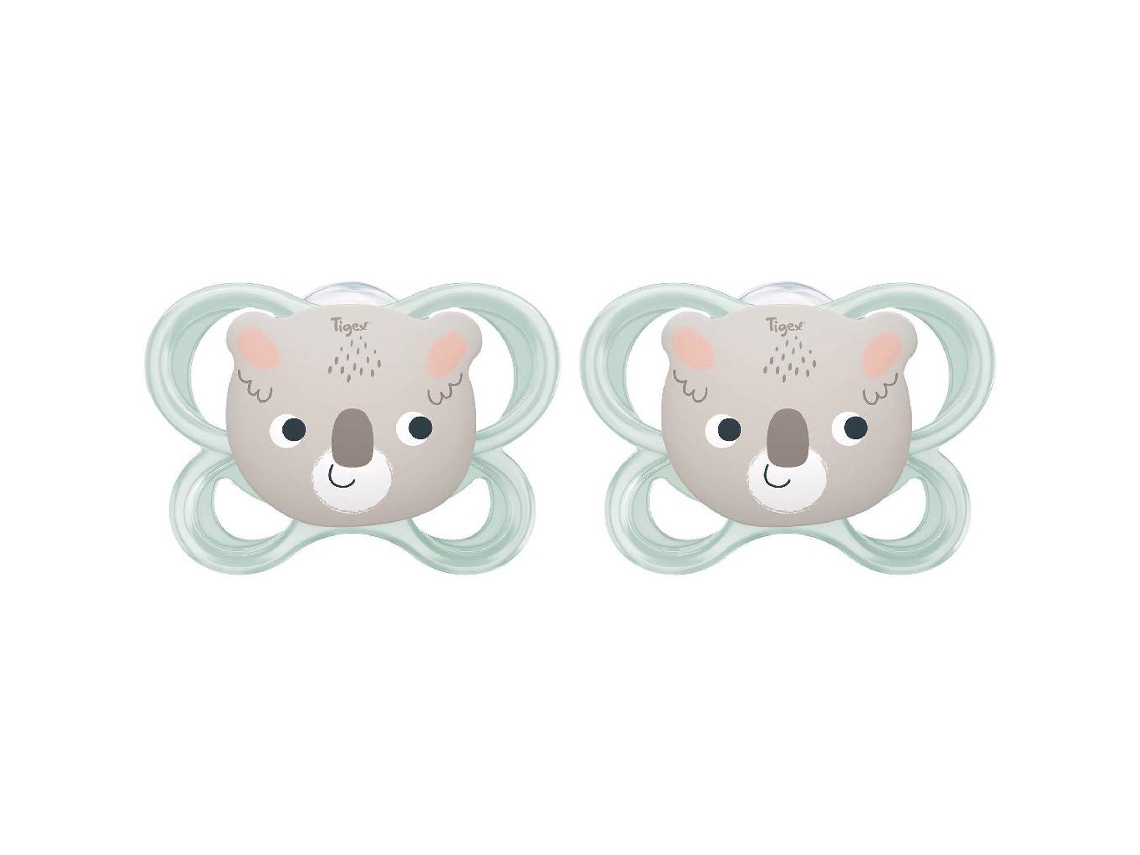 Chupete TIGEX 0-6M Koala Azul Silicona