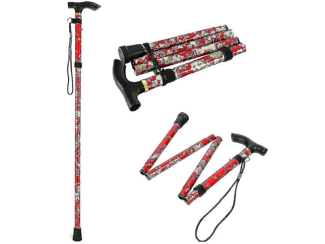 Bastón plegable ultraligero, ajustable y autoportante - Ja