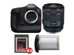 Canon Eos R1 + Rf 50mm F/1.2 L Usm + 3 Sandisk 256gb Extreme Pro Cfexpress Type B + Canon Lp-e19 + Ebook “20 Consejos Para Fotos Que Impactan”