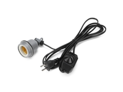 Lámpara de calor E27, 220 V, base de enchufe de tres vías con cable de alimentación