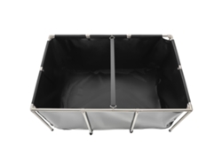 Piscina para peces Succebuy de PVC de 1023,3 L con panel de visualización transparente