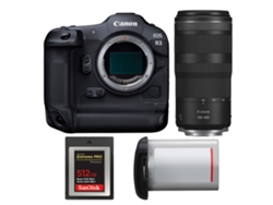Canon Eos R3 + Rf 100-400mm F/5.6-8 Is Usm + 1 Sandisk 512gb Extreme Pro Cfexpress Type B + Canon Lp-e19 + Ebook Pricedirect