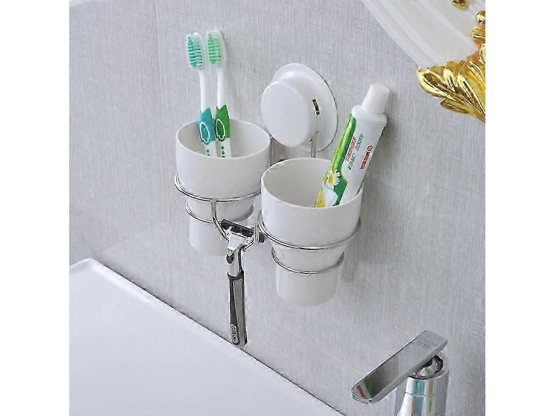 Soporte para cepillo de dientes eléctrico, soporte de pared para cepillos de dientes eléctricos con adhesivo fuerte y ajustable.