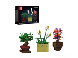 Mould King Conjunto De Mini Plantas Em Vaso 24117