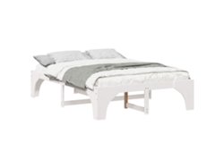 Maison Exclusive - Estructura De Cama 150 X 200 Cm Madera De Pino Macizo