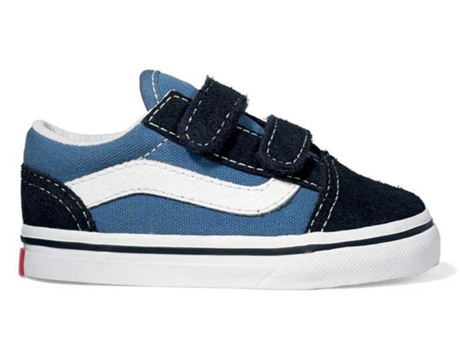 Zapatillas VANS Treinadores para Niños Old Skool V - Niños (20 - Azul)