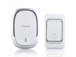 Timbre Inalámbrico Td® Con Led, 36 Tonos, 4 Niveles De Volumen, Alcance De 300 Metros, Color Brilvibera-wer
