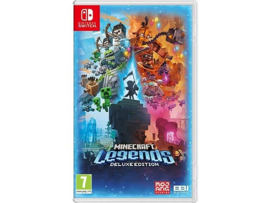 Jogo De Vídeo Minecraft Legends Edição Deluxe 6 Skins Adicionais Aventura Épica