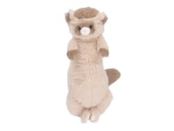 Ats-juguete De Peluche Animal Hurón De Nieve Ultra Suave Adorable Decoración De Peluche Para Sofá Cama Regalo Marrón