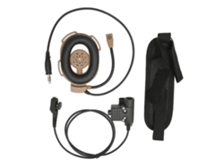 Auriculares De Walkie Talkie Militares Unilaterales Para Hytera Pd-780 Pd-785 Pd-788 Con Ptt U94 Marrón