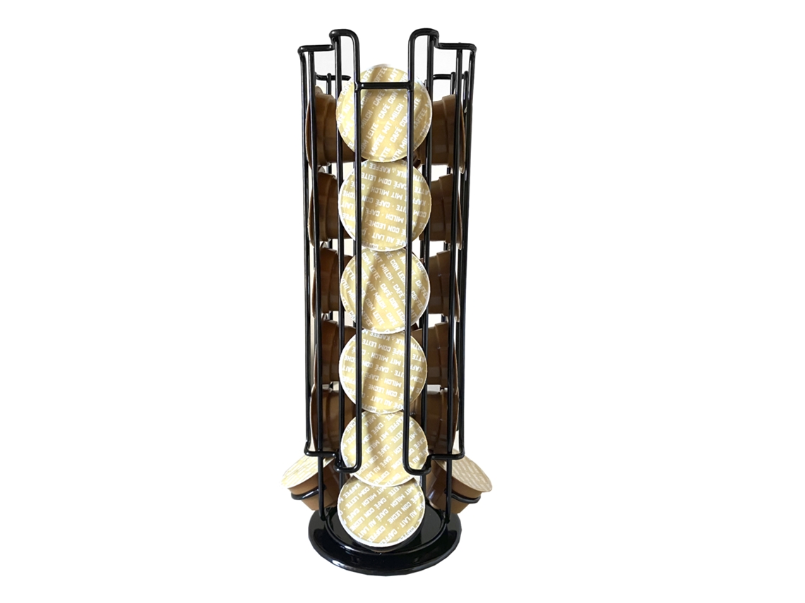 Organizador para Capsulas de Cafe Dolce Gusto NYANA Home Organizador para 24 Cápsulas Diseñado para Capsulas Dolce Gusto Diseño Moderno y Compacto Soporte Giratorio 360º Fácil Limpieza