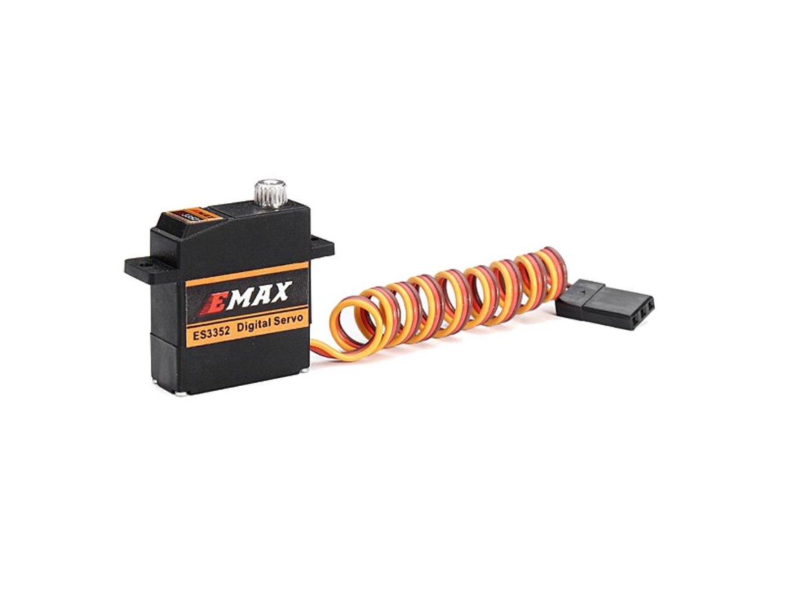 Mini servo digital Emax Parts ES3352 de 12,4 g con engranaje metálico para avión RC