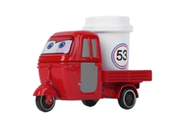 Triciclo De Juguete De Aleación, Modelo Altamente Simulado, Vehículo Rojo Para Niños.