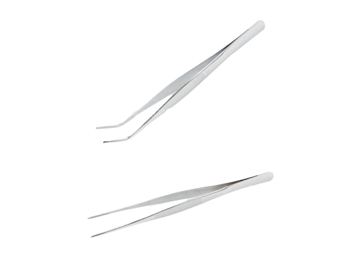 Pinzas de cocina 2 piezas 30 cm Pinzas de barbacoa de acero inoxidable Revestimiento para servir Truyuety