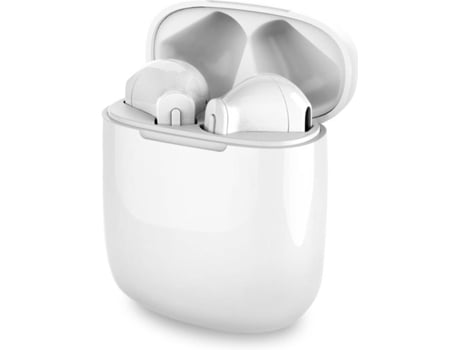 Auriculares Bluetooth True Wireless AKASHI ALTEARBUDSWH (In Ear - Micrófono - Noise Cancelling  - Blanco)