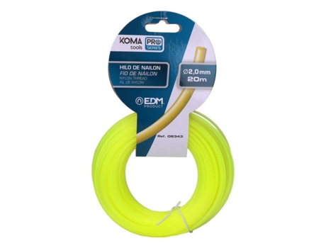 Hilo de recortadora KOMA TOOLS Ø 2,4 mm 20 m