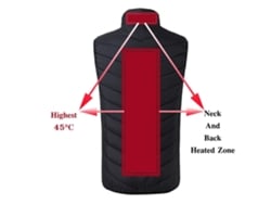 Mtengoo Hv-02 Colete Térmico Unissex 2 Pontos Aquecimento 3 Níveis Temperatura Usb Inverno Casaco Aquecido Externo