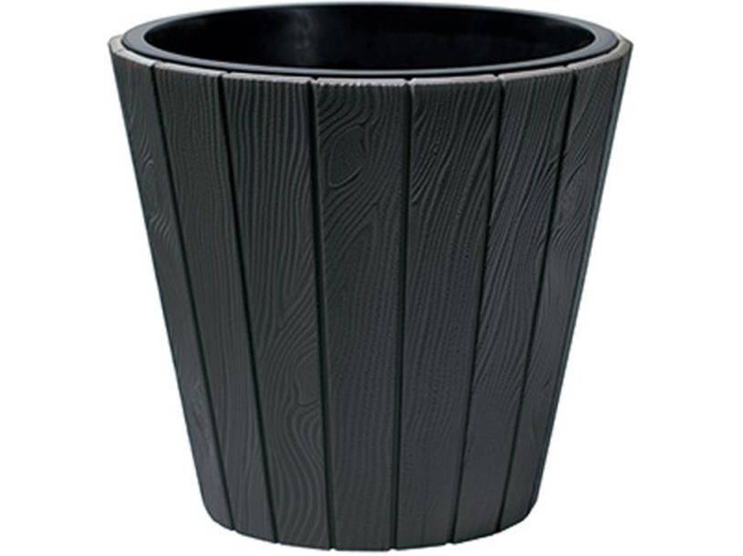 Maceta OUTRA PROSPERPLAST PLASTIKEN Woode Gris (488 mm)