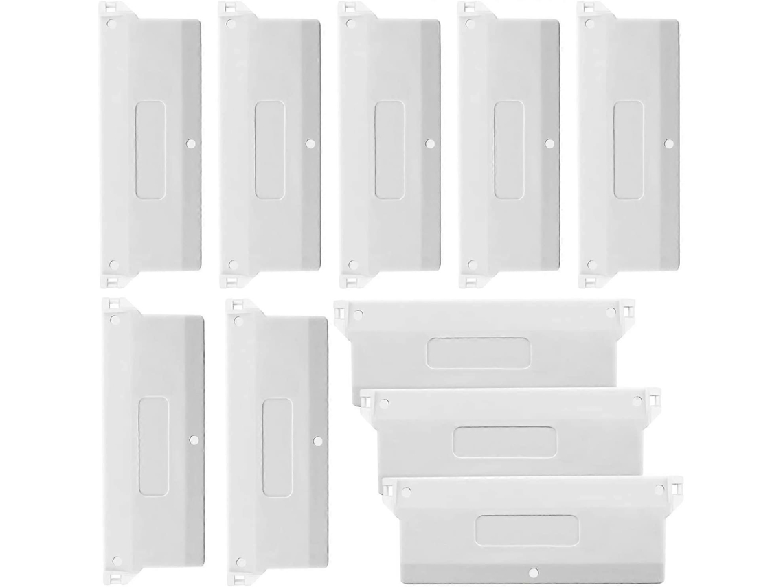 Rebe-contrapeso Para Persianas Verticales 10 Piezas 127mm Blanco Para Lamas Verticales Práctico Y Resistente