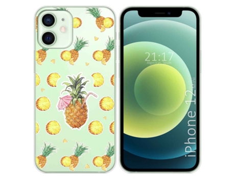 Carcasa iPhone 12 Mini (5.4) TUMUNDOSMARTPHONE Dibujos Transparente Multicolor