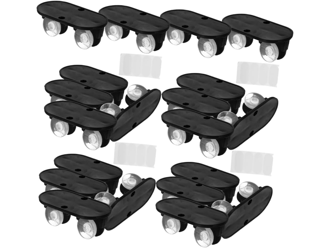 Ruedas Ruedas 20piezas Giratorias Mini Autoadhesivas