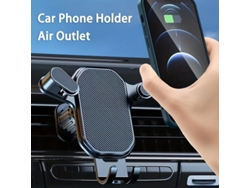 Clip para ventilación de coche Viewleaf para teléfonos de 4,7'' y 6,7'' (negro)