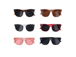 6 gafas de sol bonitas y elegantes para niños con protección UV, coloridas, para bebés, PC