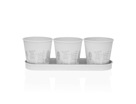 Maceta VERSA (12.00 x 11.00 x 33.00 cm - Metal)