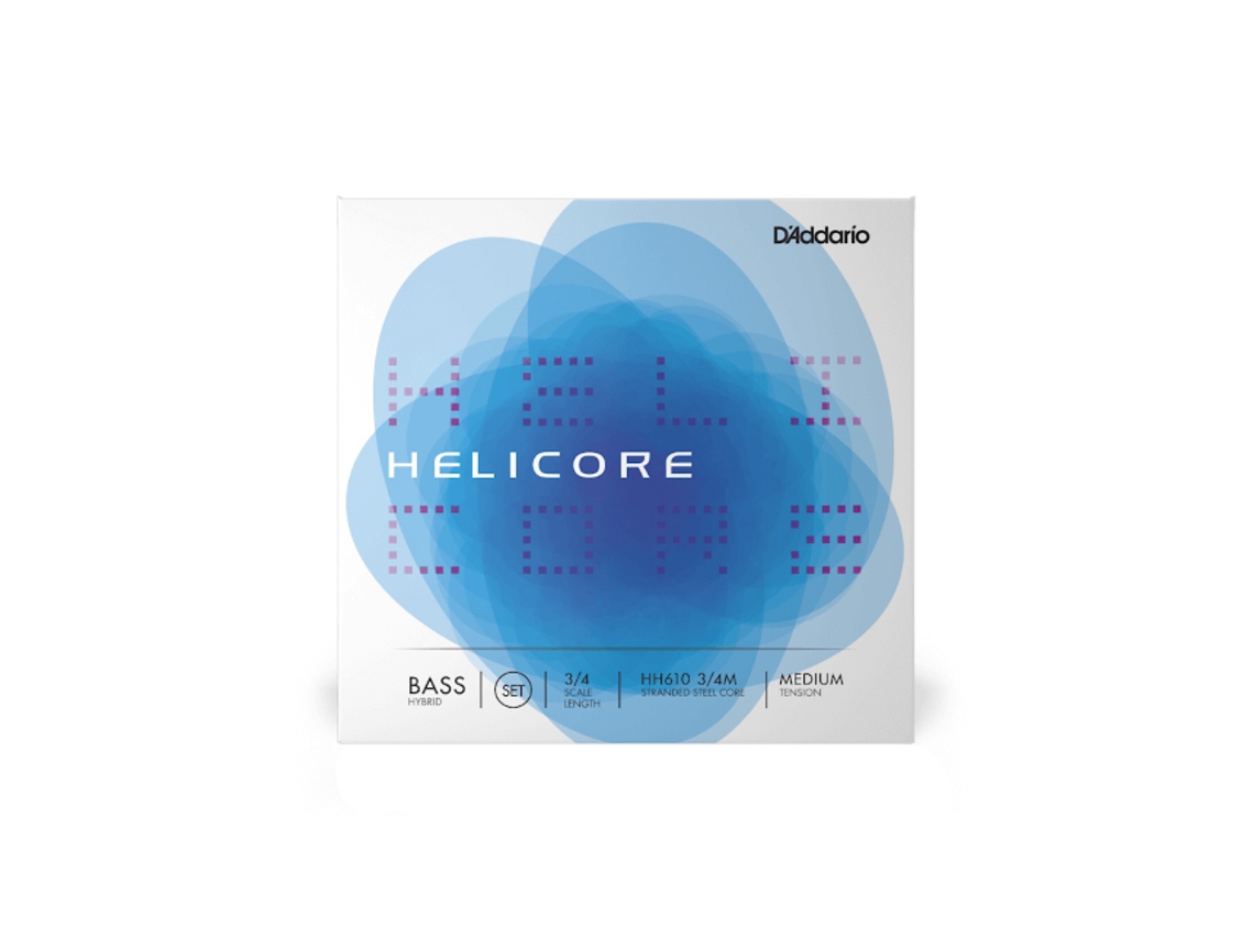 Daddario set cordas contrabaixo helicore hh610 3/4m