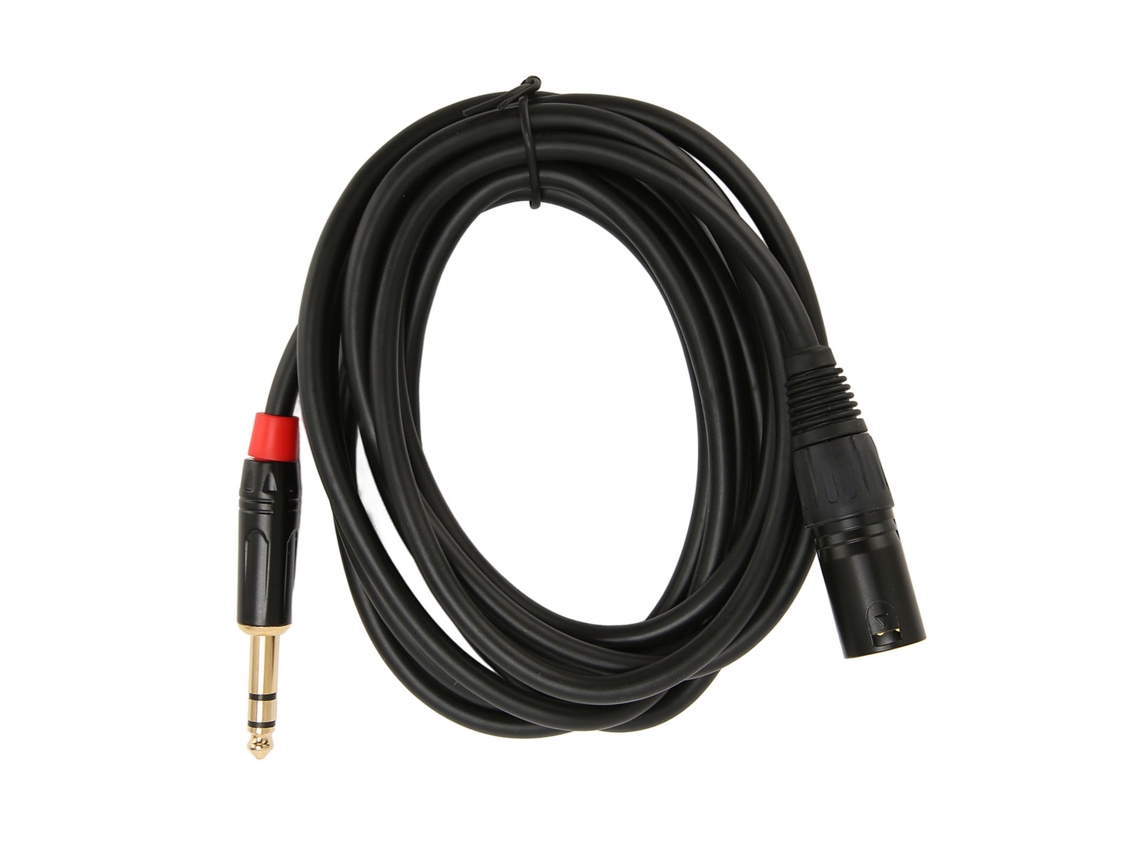 Cable de audio (conecta micrófono y guitarra eléctrica)