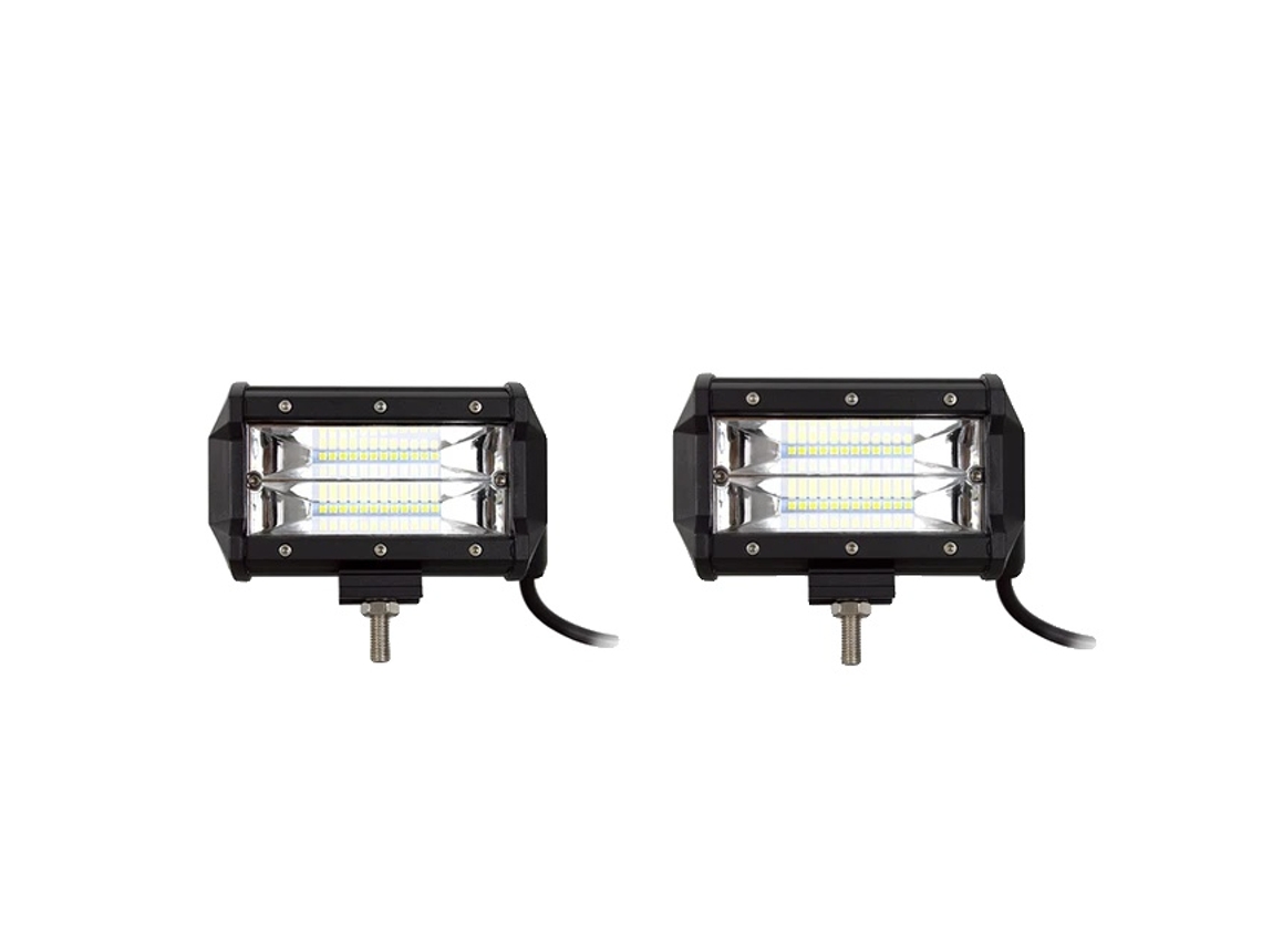 Barra de luces LED, luces de conducción todoterreno, combinación de luces de trabajo, 2 piezas de 5 pulgadas y 72 W OEM