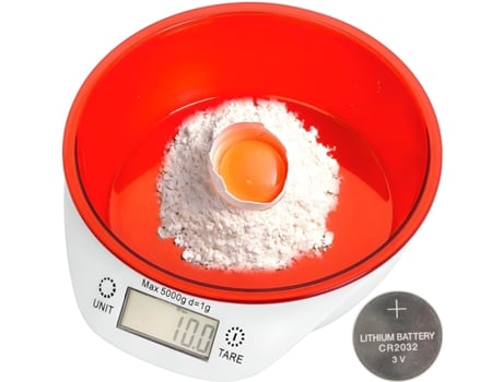 Báscula Electrónica de Cocina Hasta 5Kg CLINKS