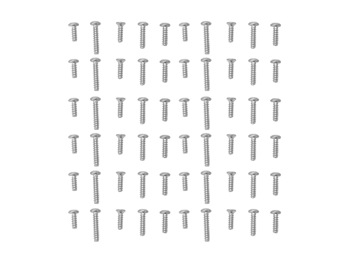 Juego De Tornillos De Acero Inoxidable Para Coche Rc 1/10 Tt0 02 Con Cabeza Semicircular Y Avellanada.
