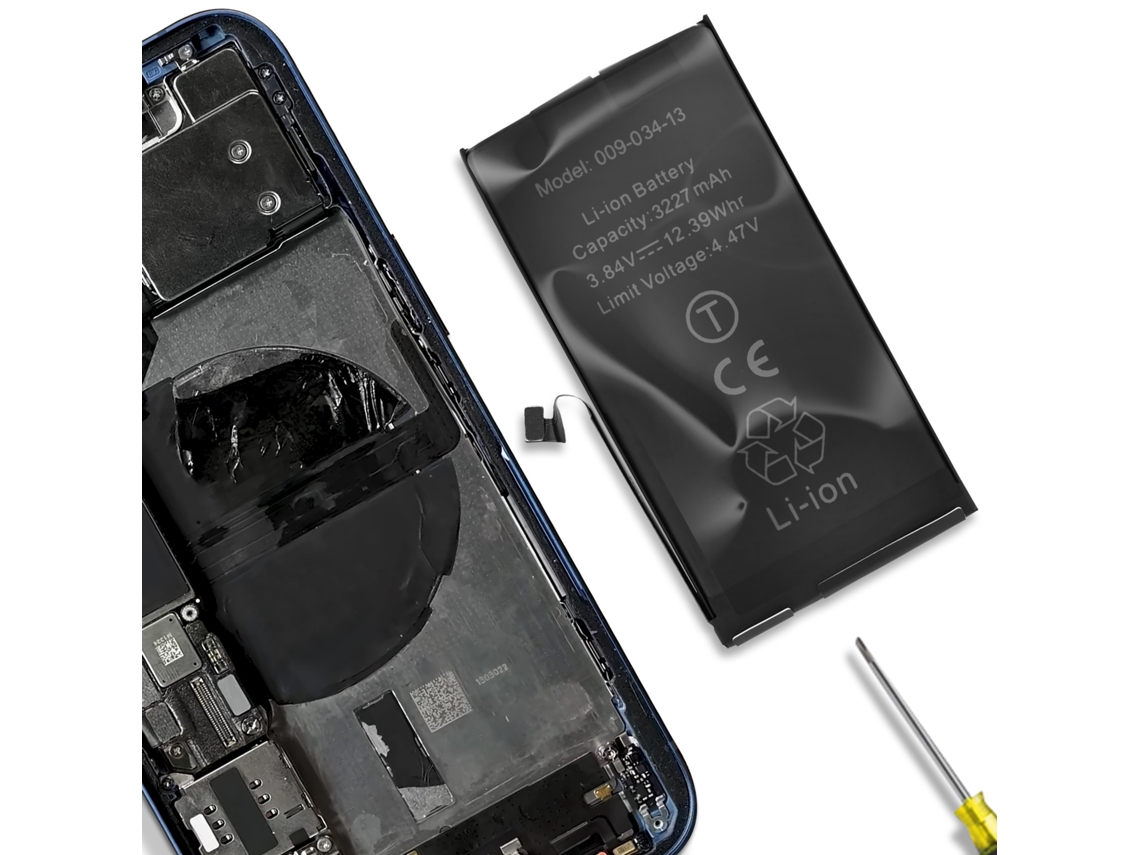 Clappio Batería para Apple iPhone 13 3227mAh 100 compatible Negro