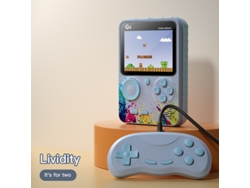 Consola De Videojuegos Portátil G5, 500 Juegos Clásicos En 1, Conectividad Con Tv, Batería Recargable - G5 Para Dos Jugadores (gris)