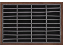 Soporte de madera para pulseras GOKOCO con bandeja antideslizante