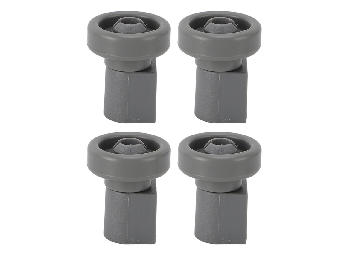 4 Ruedas Para Estante Inferior De Lavavajillas Pp Para Aeg Favorit Privileg Zanussi 23x30mm