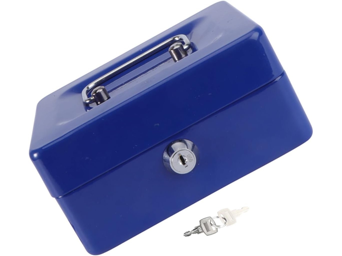 1 Juego De Caja Fuerte Antirrobo Con Cerradura, Caja De Almacenamiento Decorativa Para Billetes Y Llaves.