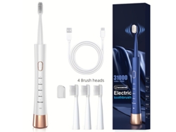 Tecnología Sónica Inteligente, Cerdas Suaves, Cuatro Cabezales De Cepillo, Carga Usb, Detección Automática De Presión.