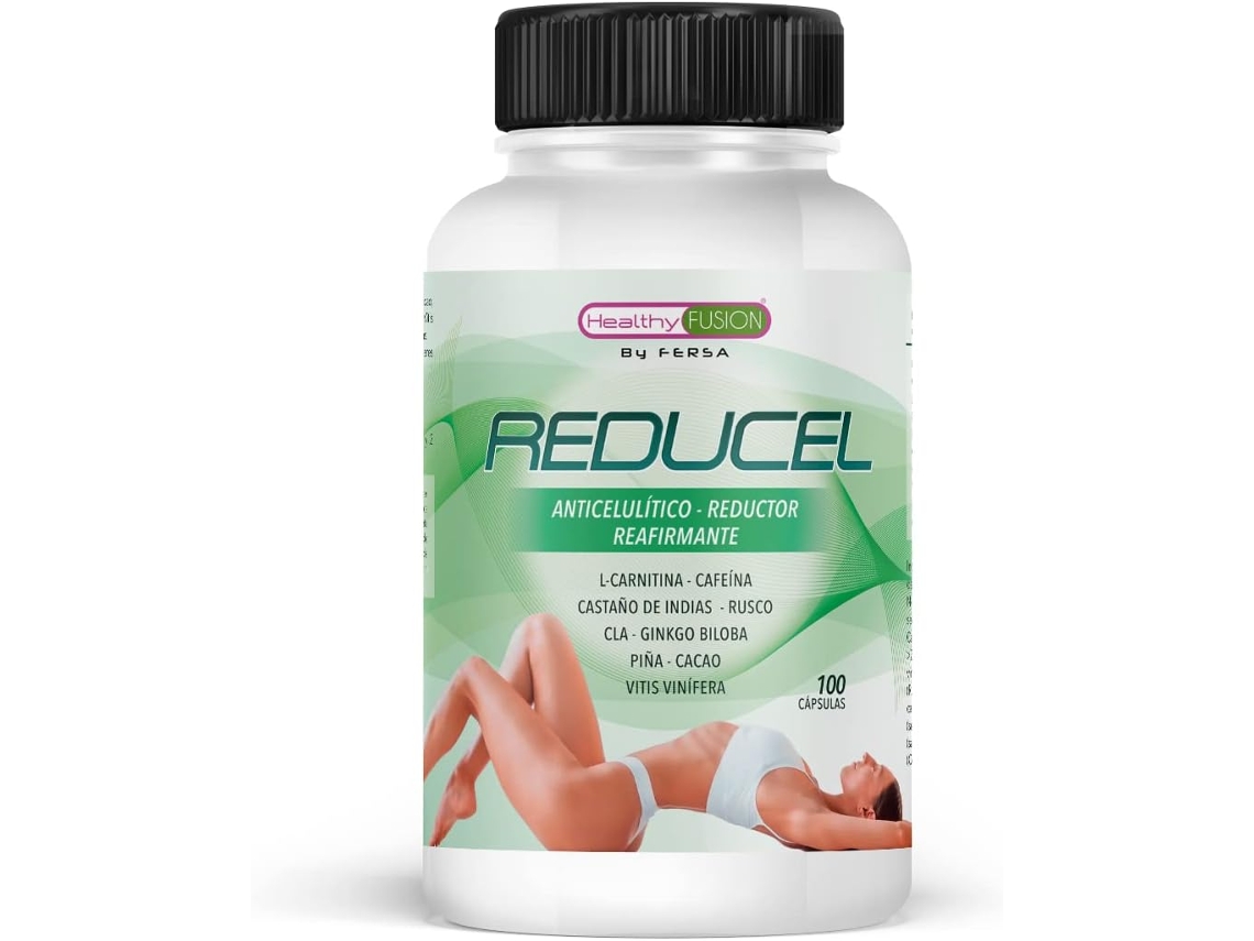 Reducel Poderoso Reafirmante e Tonificante Anticelulite Combate a Celulite e Flacidez de Pernas e Glúteos 100 Cápsulas.