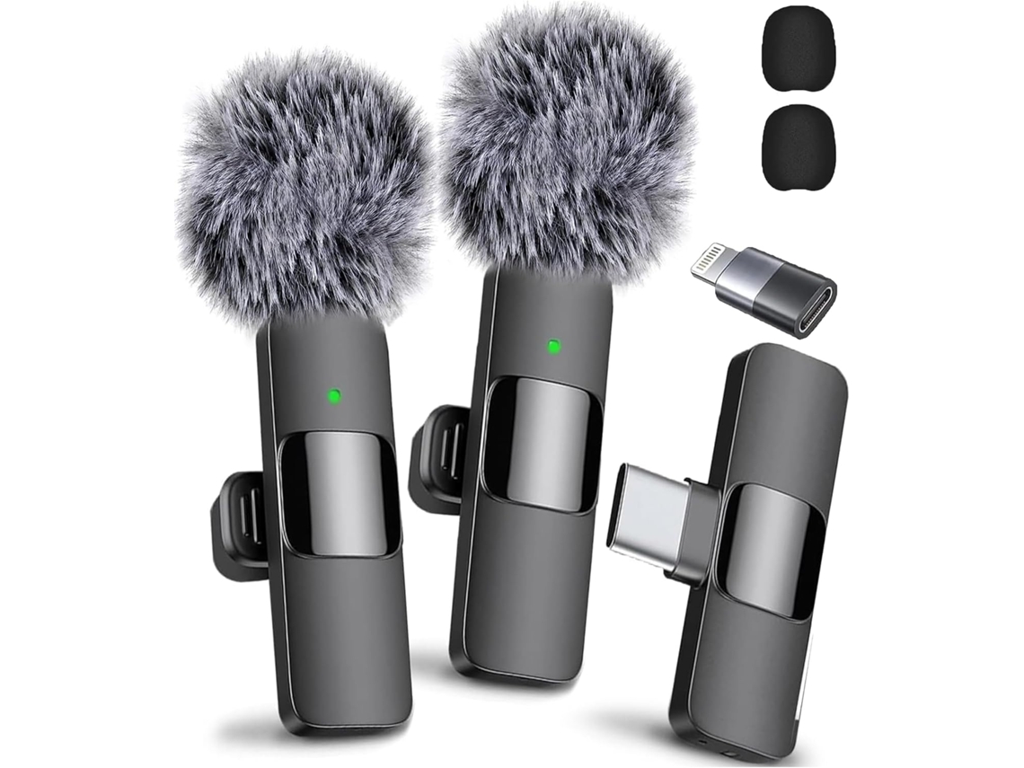 Micrófono Inalámbrico Para Iphone Ipad Android Micrófono Lavalier Para Grabación De Vídeo Podcast Micrófono Asmr Tiktok CUICH