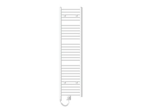 Radiador eléctrico de baño con varilla calefactora 1200W 400x1800 mm blanco LUXEBATH