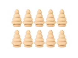 10 Piezas De Madera De Cerezo Chino Para Manualidades, Ideales Para Pintar Y Decorar El Hogar.