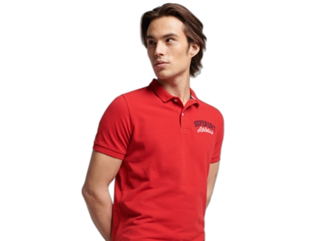 Polo de Hombre SUPERDRY Superstate Rojo (3XL)